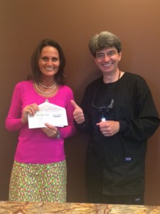 Our May drawing winner! 